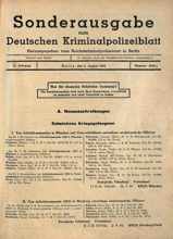 Entwichene Kriegsgefangene, Reichskriminalpolizeiamt Berlin, 5. August 1944