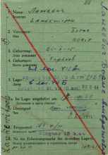 Abgangsmeldung 103414, LANKEWITSCH Boris, Oberleutnant USSR