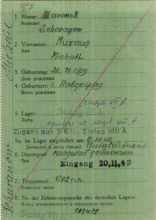 Abgangsmeldung 103471, SCHARANOW Michail, Unterleutnant USSR