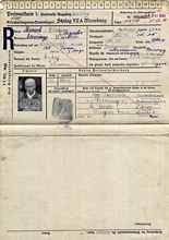 Personalkarte 103519, MINAJEW Alexander, Oberleutnant USSR