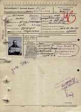 Personalkarte 107710, BILASCH Anton, USSR