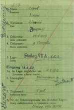 Abgangsmeldung 95578, SEROW Ewgenij, Leutnant USSR