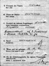 Abgangsmeldung 95766, KUDINOW Grigorij, USSR