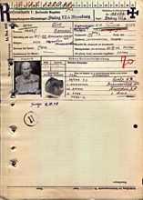Personalkarte 98579, BOJEW Wassilij, USSR