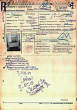 Personalkarte 98604, KONOWAL Iwan, USSR