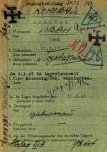 Abgangsmeldung 98604, KONOWAL Iwan, USSR
