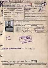 Personalkarte 98615, OBISCHTSCHENKO Prokofij, USSR