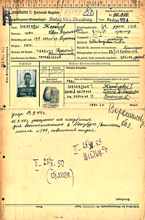 Personalkarte 99399, SHEREBZOW Iwan, USSR