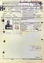Personalkarte 99732, NEWOSTRUJEW Fjodor, USSR