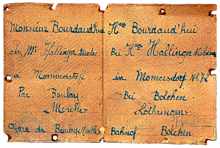 zur�ckgelassen von einem Kriegsgefangenen aus Stalag VII A