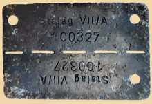 Stalag VII A Kriegsgefangenen-Erkennungsmarke Nr. 100327