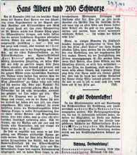 200 Schwarze zu Filmaufnahmen in Geisel-Gasteig