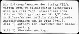 200 Schwarze zu Filmaufnahmen in Geisel-Gasteig