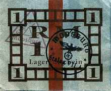 Stalag VII A 1940, Lagergutschein (Lagergeld) 1 RM