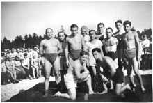Französische Ringer-Mannschaft